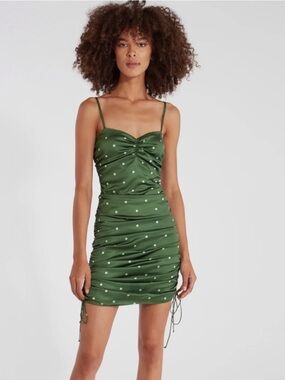 for love and lemons paula ruched dress For Love & Lemons Paula Ruched Dress Juniper